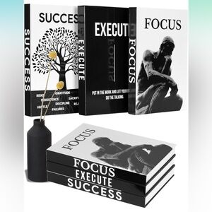 Motivational Book Decor Set of 3